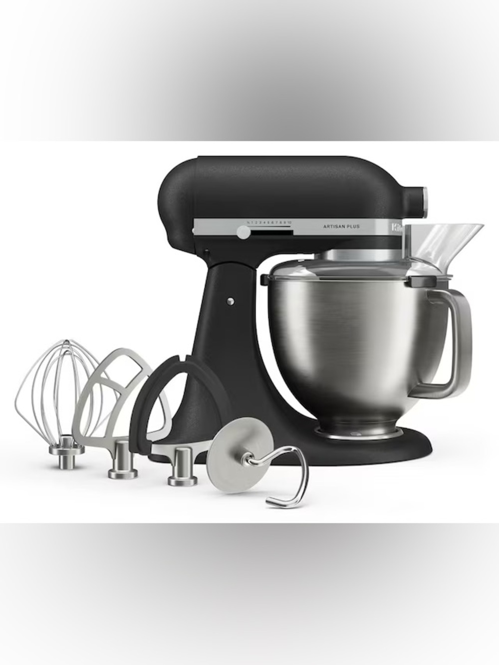 KitchenAid Artisan Plus Stand Mixer in Cast Iron Black